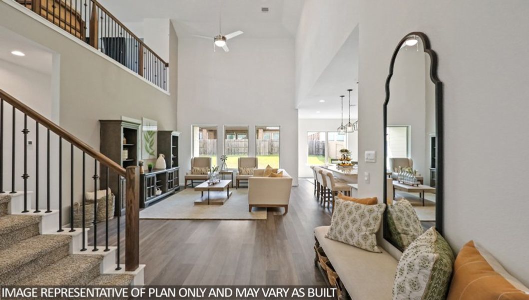Furnished interior view inside a new home in Mill Creek Estates, Magnolia (Image 12).