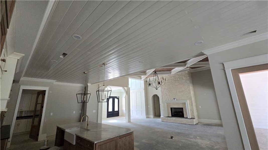 In-progress construction of a new home in , Acworth, GA (Image 26).