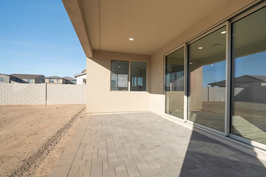 Exterior details and patio area of a home in Terraza, San Tan Valley (Image 2). Exterior details and patio area of a home in Terraza, San Tan Valley (Image 2).