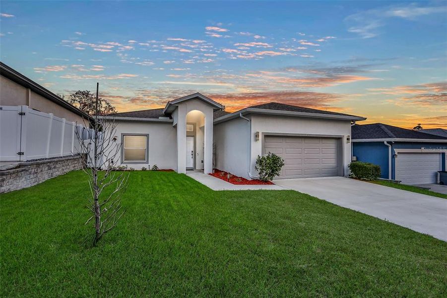 Front exterior of a new home in , New Port Richey, FL, highlighting curb appeal (Image 29).