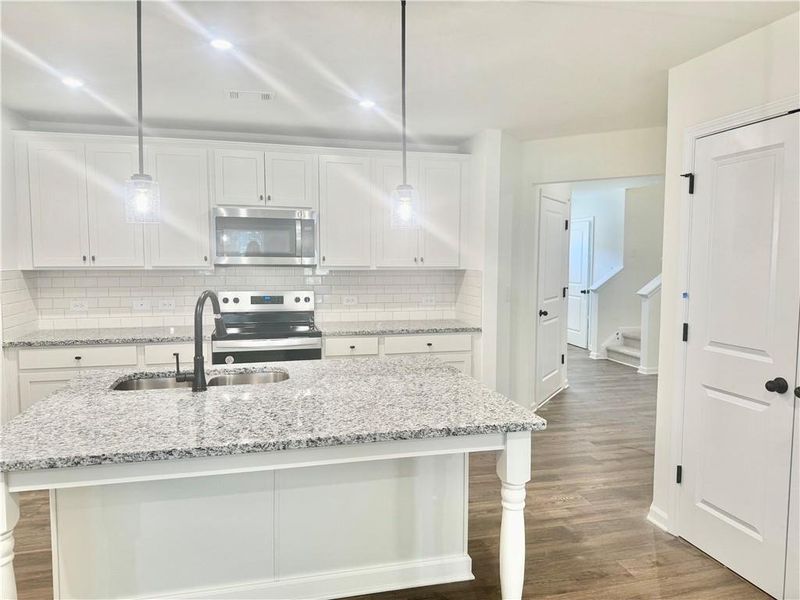 Furnished interior view inside a new home in Silver Leaf, Dawsonville (Image 8).