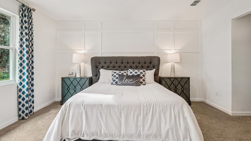 Representative furnished interior of a home built from the Delray by D.R. Horton in Mockingbird Reserve at Winding Oaks, Ocala (Image 14). Representative furnished interior of a home built from the Delray by D.R. Horton in Mockingbird Reserve at Winding Oaks, Ocala (Image 14).