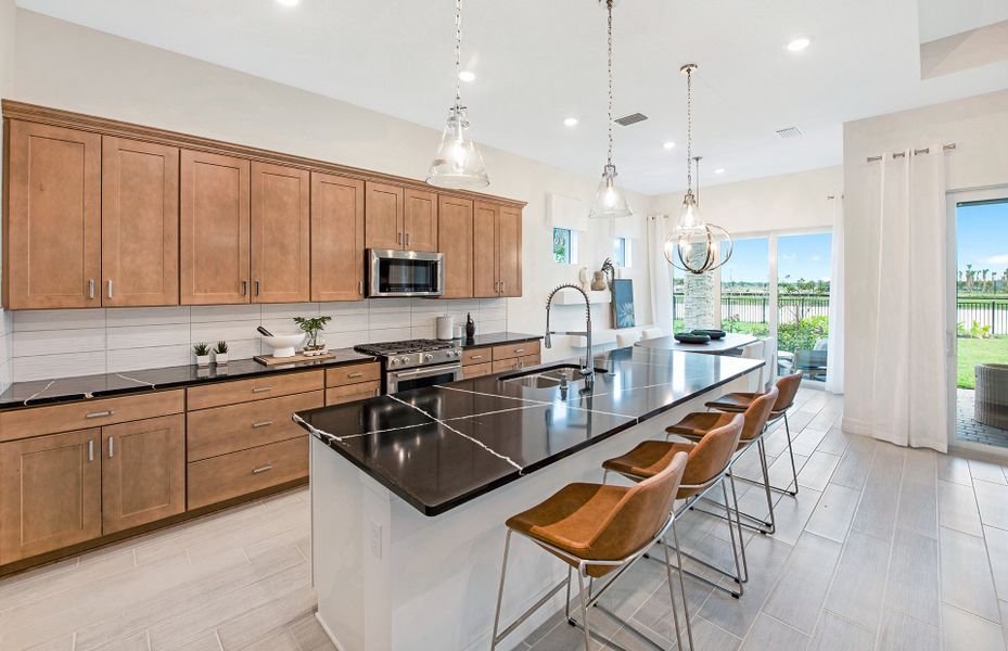 Kitchen with Large Center Island