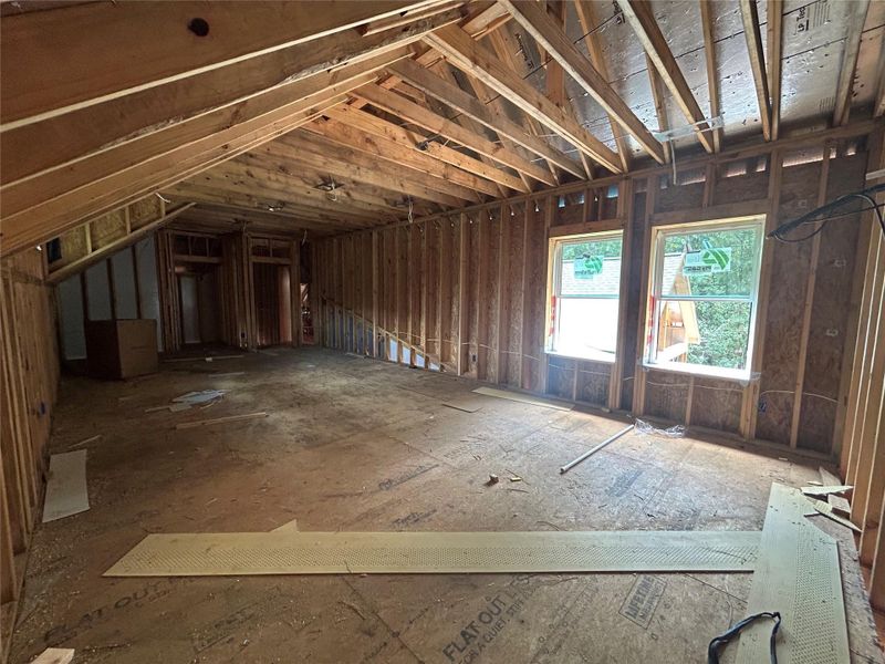Spacious Texas Basement or Media Room.