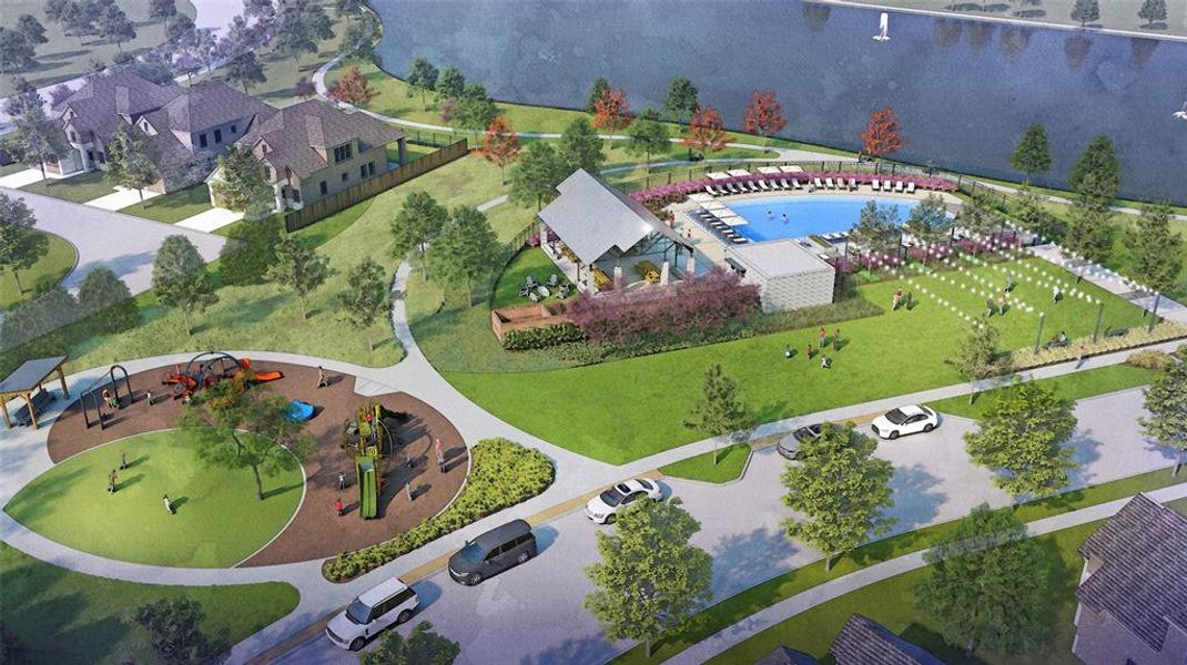 Offering beautiful outdoor spaces that encourage fun family time, you'll find a community designed with outdoor living in mind at The Heights at Uptown Celina! Artist rendering Offering beautiful outdoor spaces that encourage fun family time, you'll find a community designed with outdoor living in mind at The Heights at Uptown Celina! Artist rendering