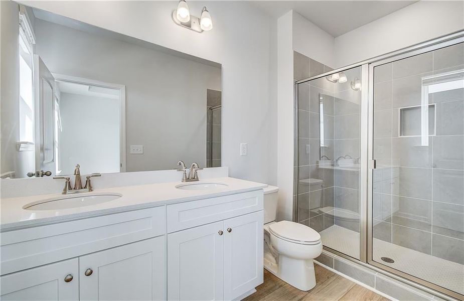 Furnished interior view inside a new home in Silverock, McDonough (Image 14).