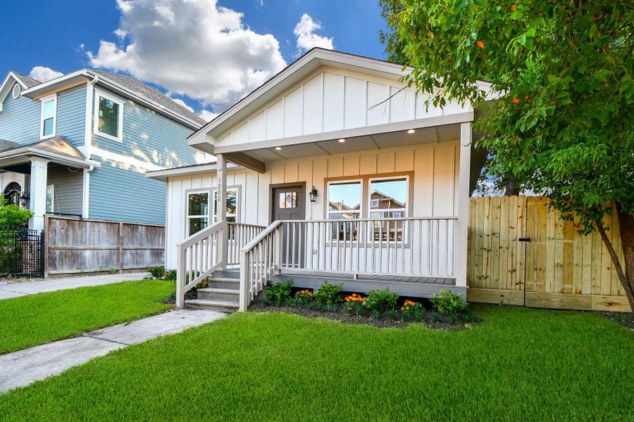 Exterior details and patio area of a home in , Houston (Image 28). Exterior details and patio area of a home in , Houston (Image 28).
