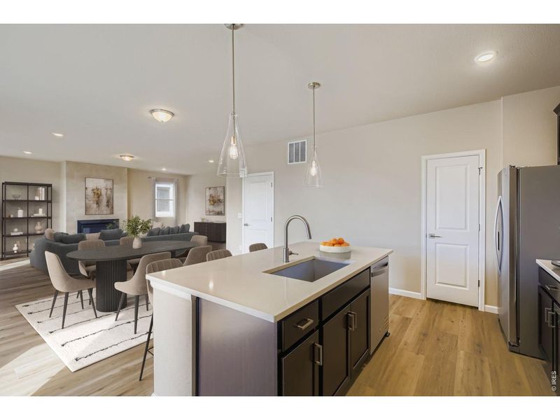 Furnished interior view inside a new home in Country Club Reserve, Fort Collins (Image 5).
