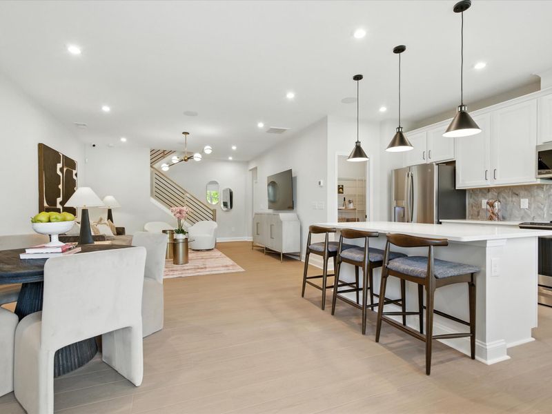 Furnished interior view inside a new home in Southbridge, Fort Mill (Image 11).