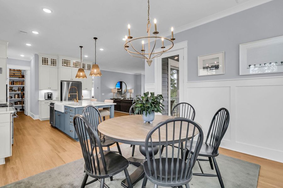 Furnished interior view inside a new home in , Charleston (Image 21).