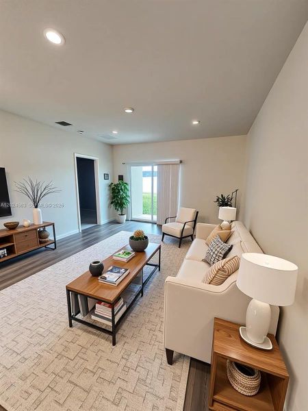 Furnished interior view inside a new home in Kindred, Kissimmee (Image 6). Furnished interior view inside a new home in Kindred, Kissimmee (Image 6).