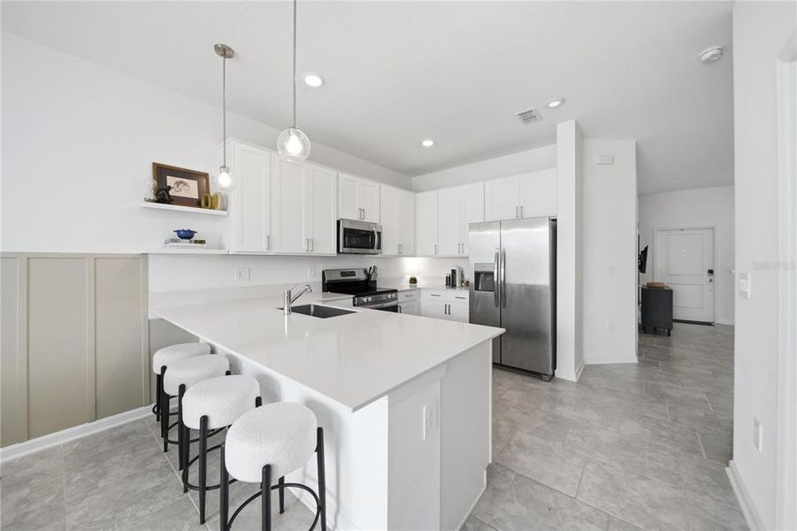 Furnished interior view inside a new home in , Davenport (Image 30).