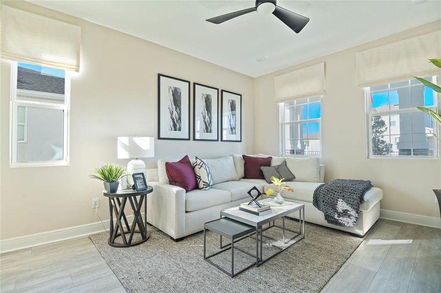 Furnished interior view inside a new home in Seaport Village, Tavares (Image 4).