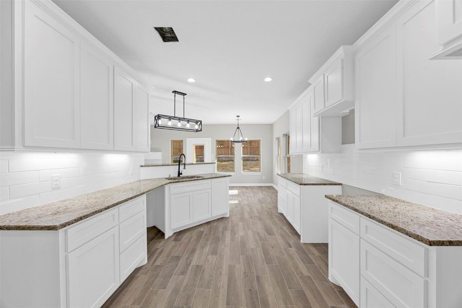 Sample of the many cabinets in the kitchen