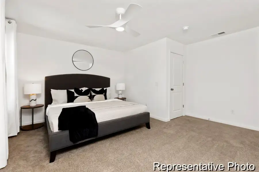 Furnished interior view inside a new home in Covington Ridge Townhomes, Thomasville (Image 12). Furnished interior view inside a new home in Covington Ridge Townhomes, Thomasville (Image 12).