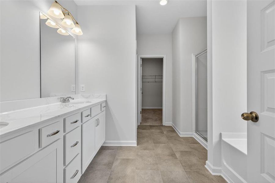 Furnished interior view inside a new home in Garrett Preserve, Douglasville (Image 15).
