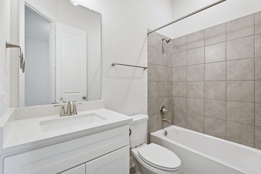 Furnished interior view inside a new home in ARTAVIA 45' Homesites, Conroe (Image 10).