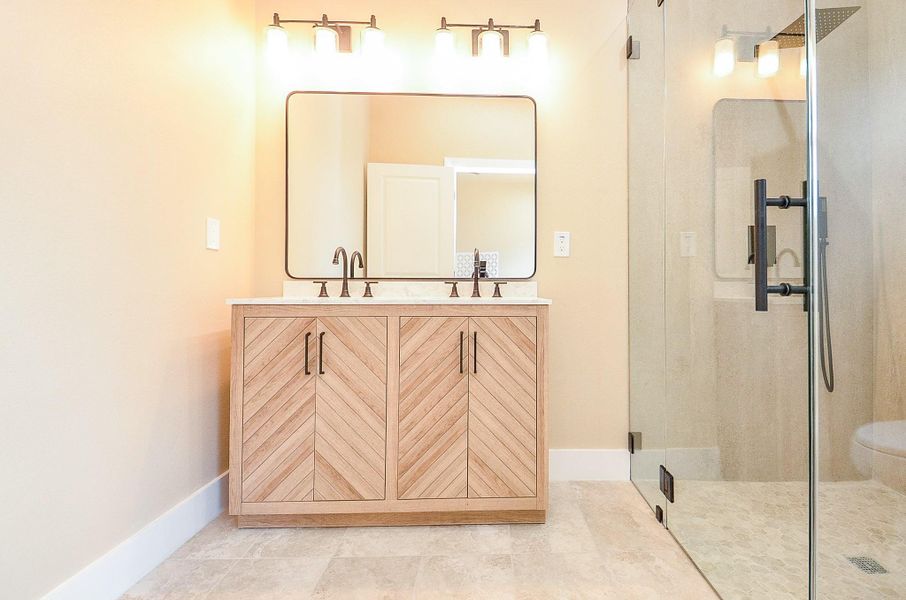 Furnished interior view inside a new home in , Sugar Land (Image 14).