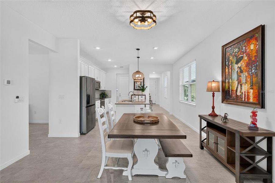 Furnished interior view inside a new home in Del Webb Stone Creek, Ocala (Image 44).