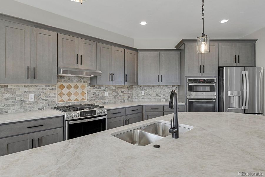 Furnished interior view inside a new home in , Colorado Springs (Image 3).