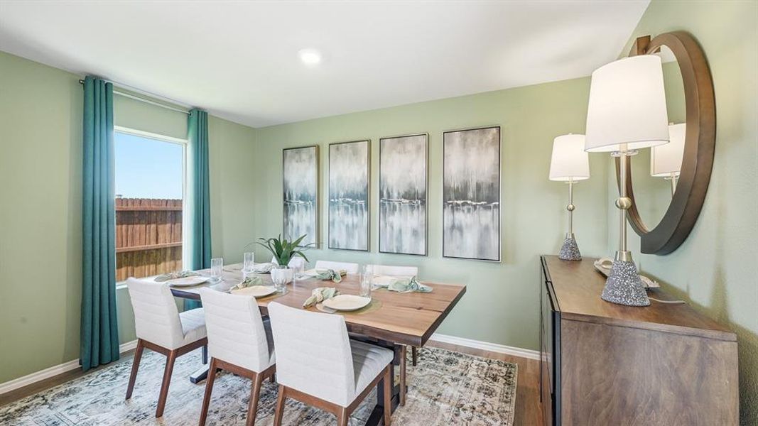 Furnished interior view inside a new home in Hickory Grove, Krum (Image 10).