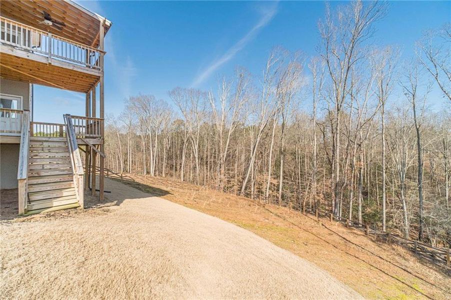 Exterior details and patio area of a home in Alcovy Estates, Monroe (Image 26).