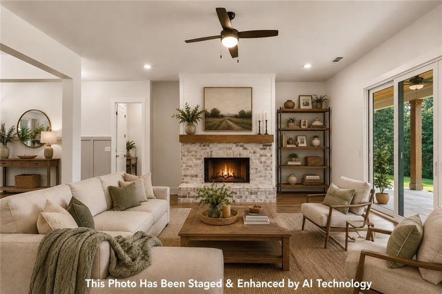 Furnished interior view inside a new home in , Ellijay (Image 35). Furnished interior view inside a new home in , Ellijay (Image 35).