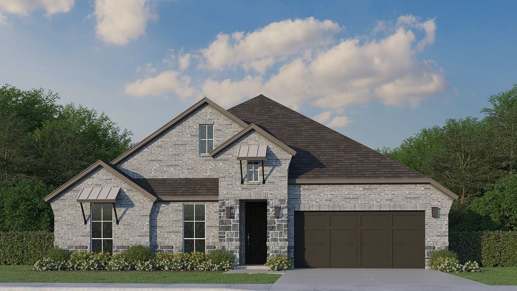 Plan 1683 Elevation C with Stone Plan 1683 Elevation C with Stone