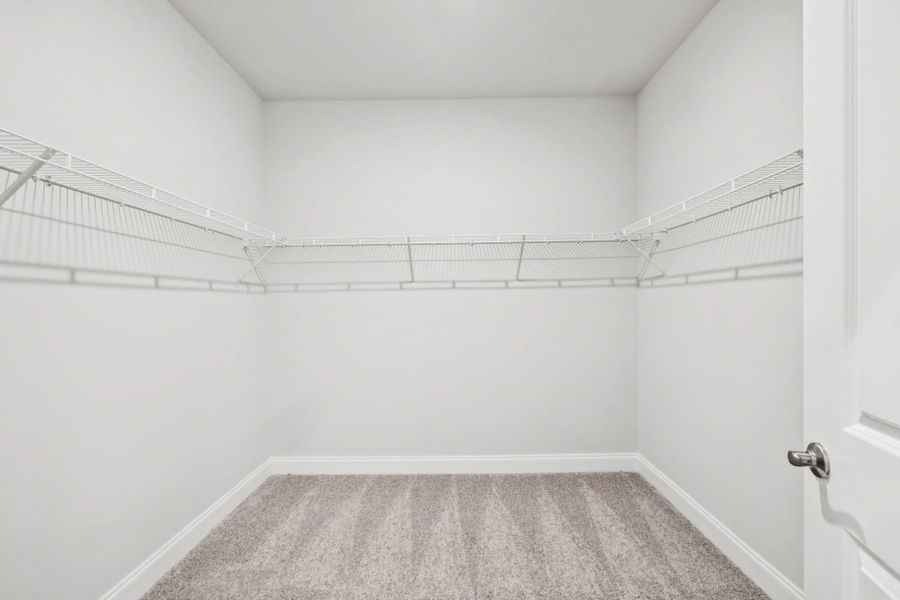 Primary Walk-in Closet | For representation purposes only. Options and layout may vary by community and home plan.