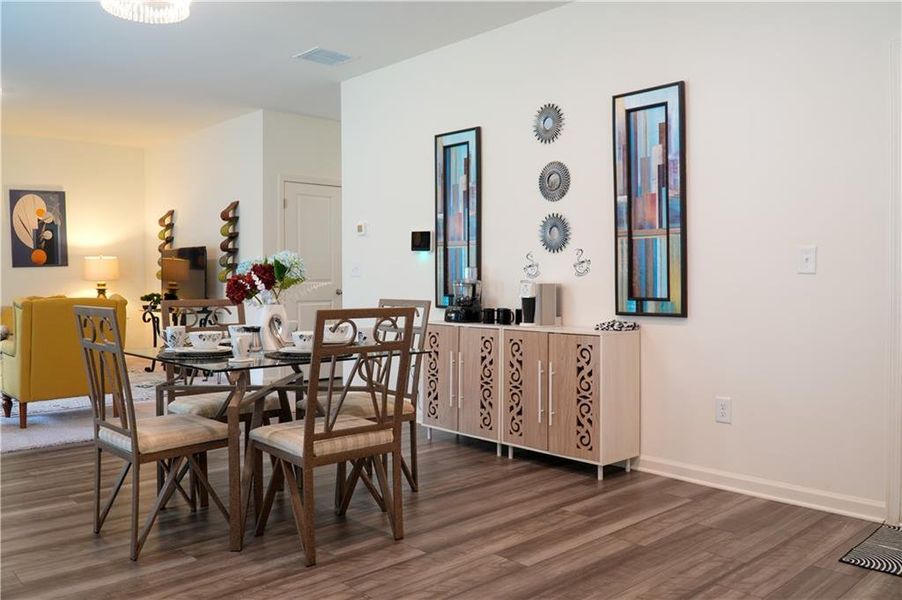 Furnished interior view inside a new home in , Locust Grove (Image 9).