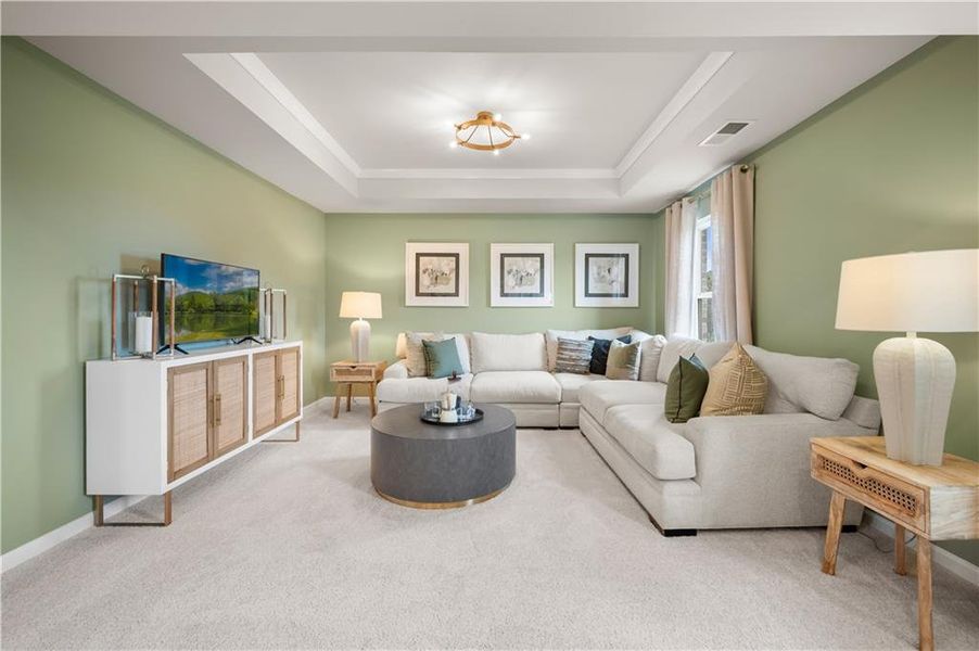 Furnished interior view inside a new home in Adagio, Dacula (Image 41).