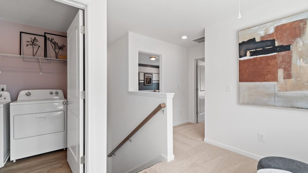 Furnished interior view inside a new home in Bowers Farm Townhomes, McDonough (Image 14).