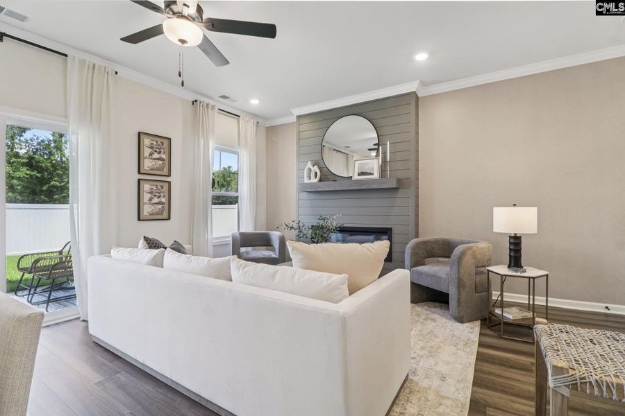 Furnished interior view inside a new home in Walker’s Trail, Lexington (Image 5).