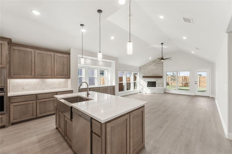 Furnished interior view inside a new home in West Crossing, Anna (Image 12). Furnished interior view inside a new home in West Crossing, Anna (Image 12).