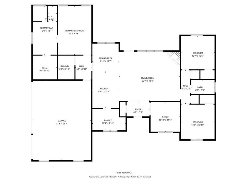 2D floor plan layout of this home in , Weatherford, TX (Image 5).