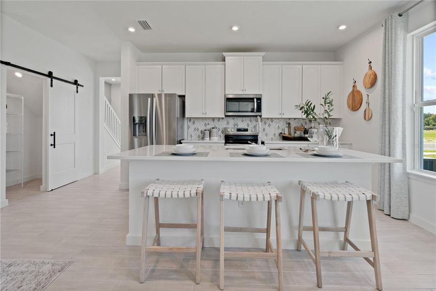 Furnished interior view inside a new home in Trinity Place, St. Cloud (Image 15). Furnished interior view inside a new home in Trinity Place, St. Cloud (Image 15).