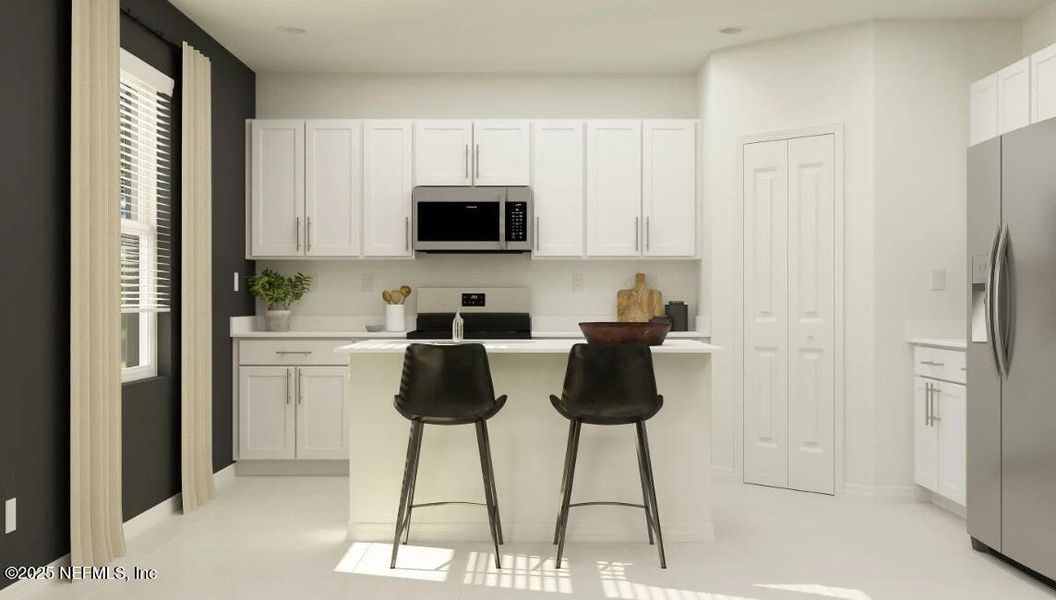 Furnished interior view inside a new home in Kings Preserve, Jacksonville (Image 8). Furnished interior view inside a new home in Kings Preserve, Jacksonville (Image 8).