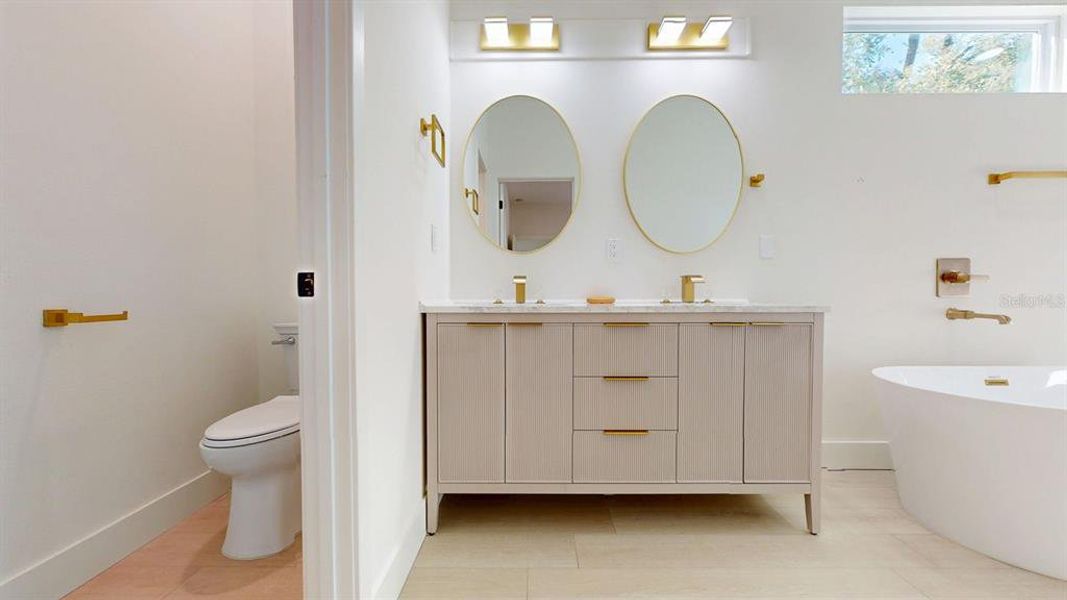 Furnished interior view inside a new home in , Tampa (Image 37).