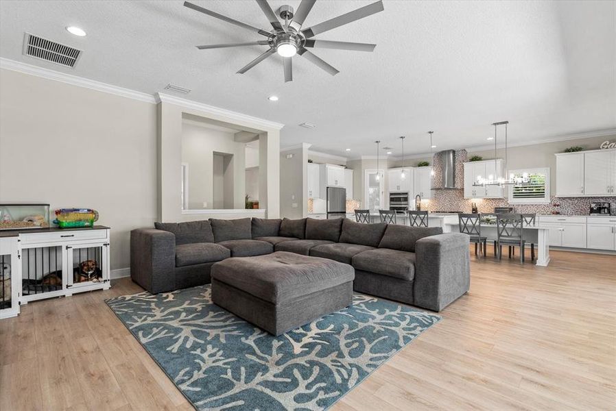 Furnished interior view inside a new home in Crosswind Ranch, Parrish (Image 15).