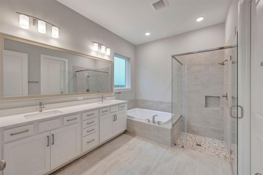 Furnished interior view inside a new home in Pomona - Reserve Collection, Manvel (Image 10). Furnished interior view inside a new home in Pomona - Reserve Collection, Manvel (Image 10).