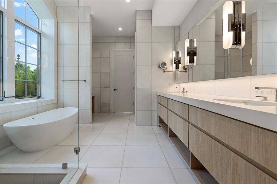 Furnished interior view inside a new home in , Orlando (Image 7).