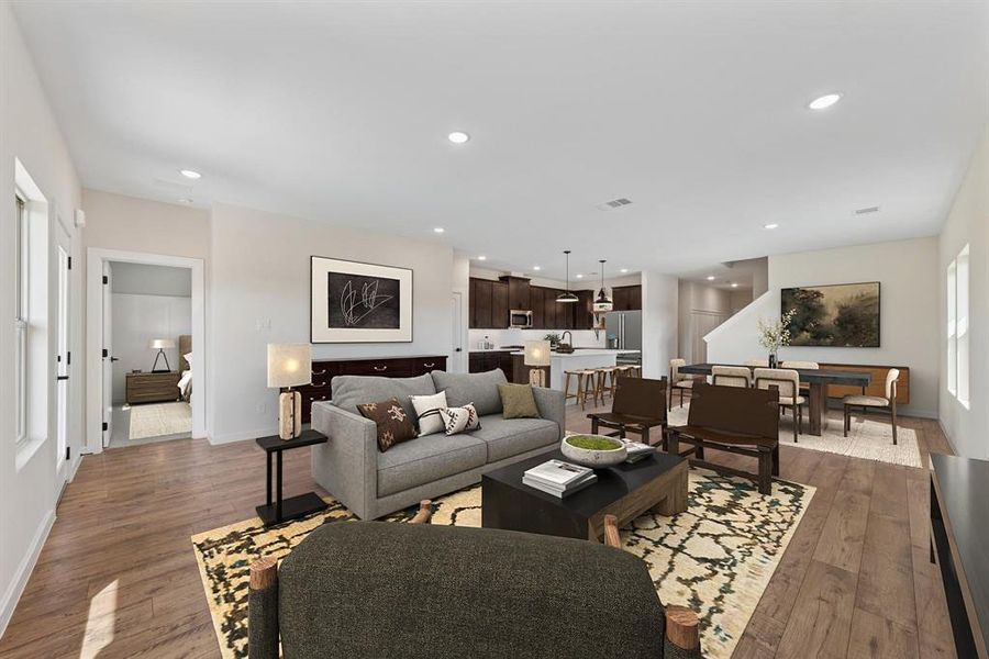 Furnished interior view inside a new home in Rolling Ridge, Van Alstyne (Image 16). Furnished interior view inside a new home in Rolling Ridge, Van Alstyne (Image 16).