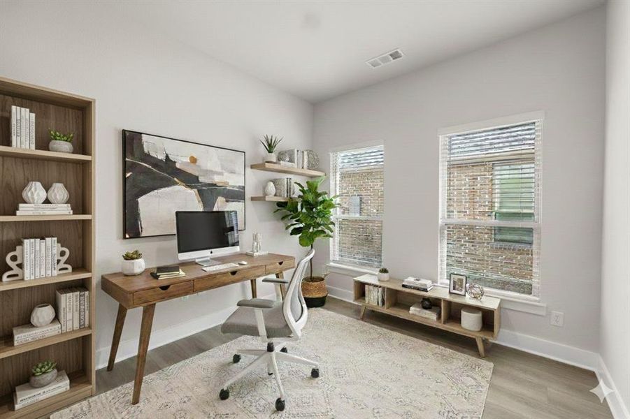 Furnished interior view inside a new home in The Retreat - Phase 1, Waxahachie (Image 16).