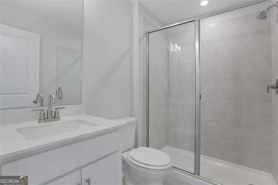 Furnished interior view inside a new home in The Paddocks at Doc Hughes, Buford (Image 7).
