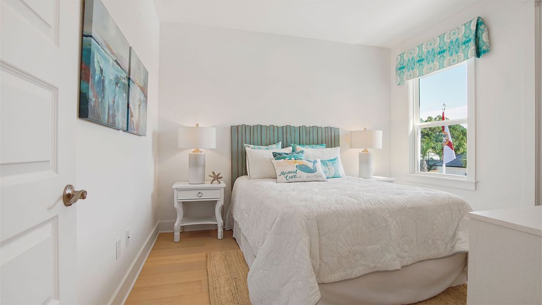Representative furnished interior of a home built from the Brayden by D.R. Horton in Parkside, Santa Rosa Beach (Image 47).