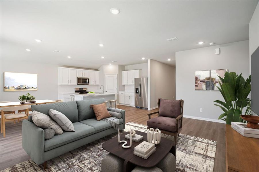 Furnished interior view inside a new home in Stonehaven, Seagoville (Image 8). Furnished interior view inside a new home in Stonehaven, Seagoville (Image 8).