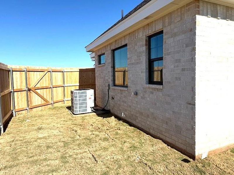 Exterior details and patio area of a home in , Abilene (Image 24).