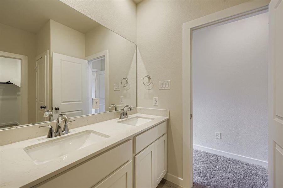 Furnished interior view inside a new home in MiraVerde, Crowley (Image 8).