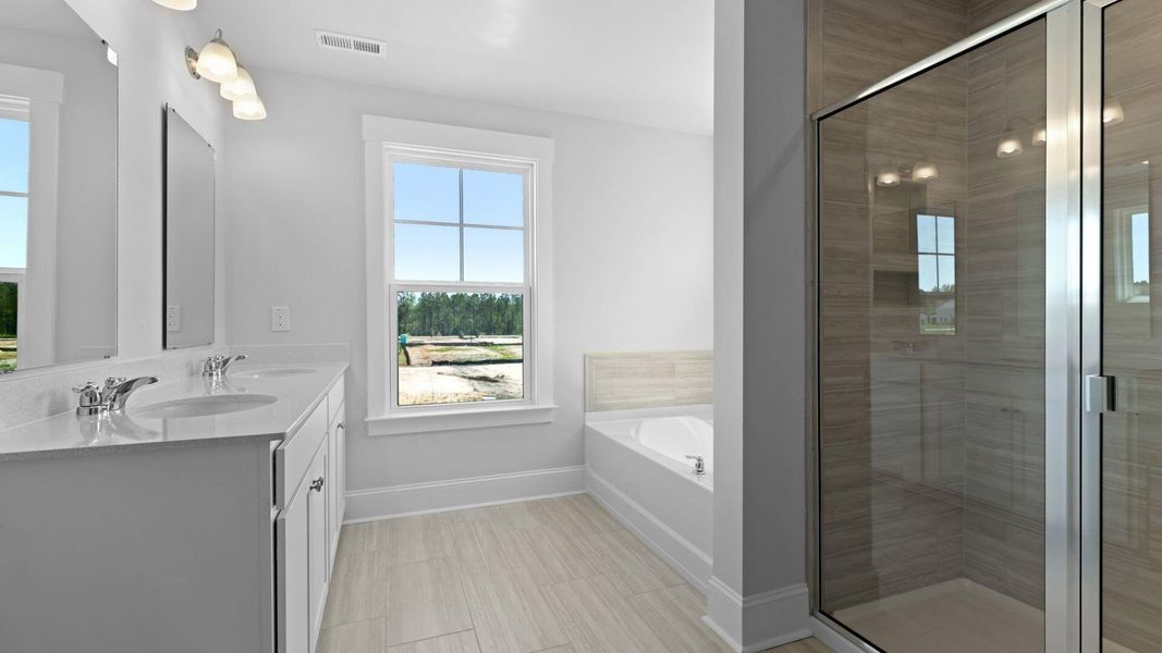 Furnished interior view inside a new home in , Summerville (Image 9).