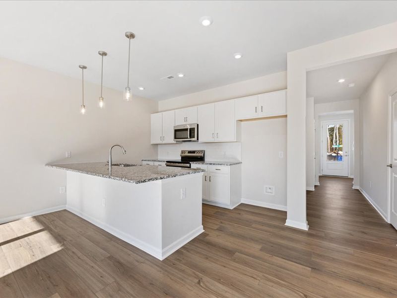 Furnished interior view inside a new home in Fifteen 15 Cannon, Charlotte (Image 6).